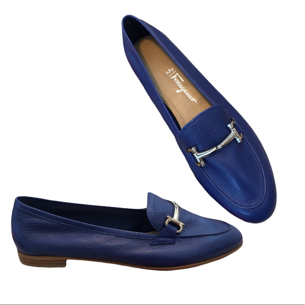 Salvatore Ferragamo | NIB Zaffiro Viola Leather Loafer - Size 9.5